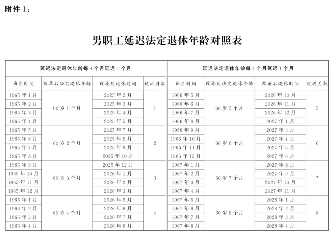 全国人大常委会关于实施渐进式延迟法定退休年龄的决定  第2张