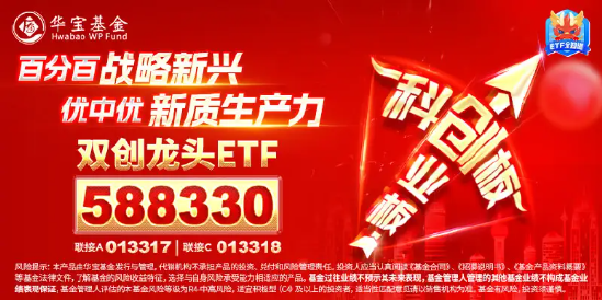 创业板指涨超5%！科创50+创业板指携手“暴走”！硬科技宽基——双创龙头ETF（588330）盘中涨超4%！  第3张